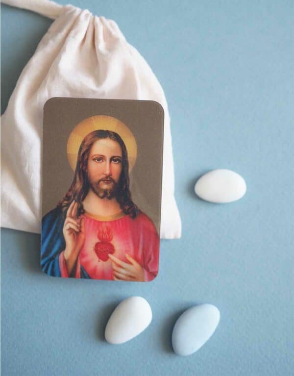 Signet/mini carte 3D « Jesus / Marie »