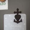 Aimant croix de Camargue en fonte - 6 cm