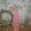 Petite Vierge à l'Enfant en cire 12 cm Rose Dragée - Catho Retro