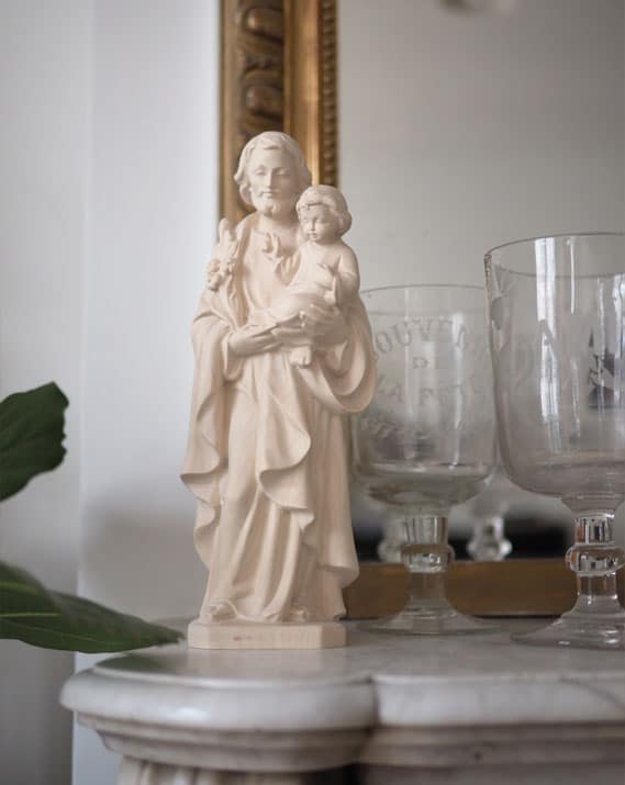 Statue de Saint Joseph et l'Enfant Jésus - 30 cm