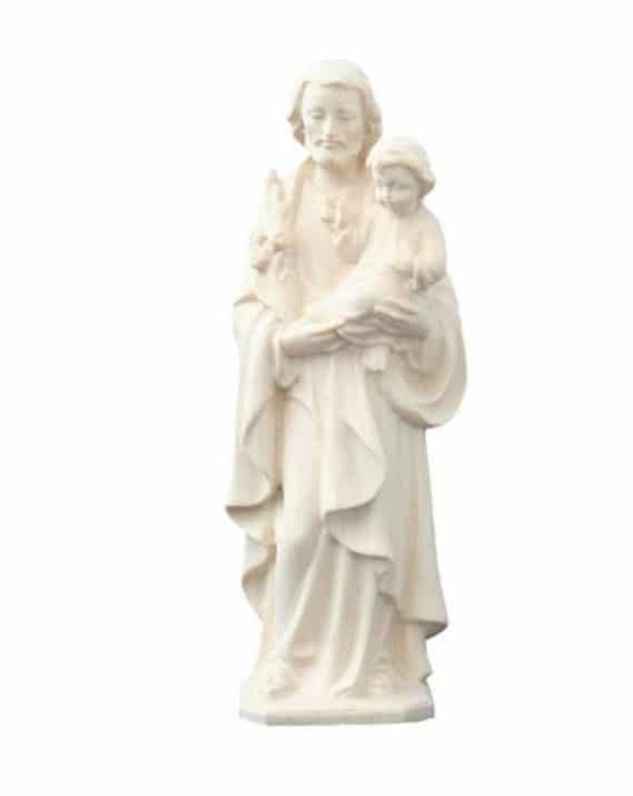 Aimant Saint Joseph avec Enfant Jésus résine 8x4 cm