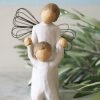figurine ange gardien protégeant l'enfant