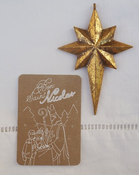 Minicarte de Noël Saint Nicolas