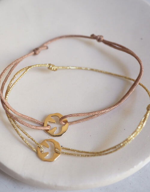 Bracelet la Minotte Colombe | Or 18 carats ©Catho Rétro