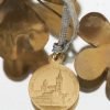 Bracelet médaille Notre Dame de la Garde plaqué or