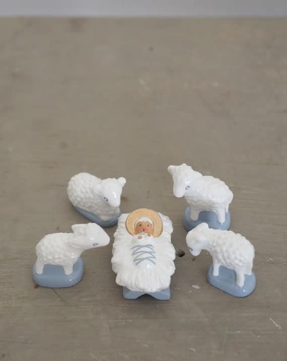 lot de 4 moutons cassegrain