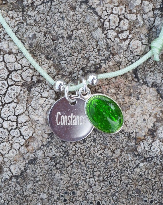 Bracelet miraculeuse personnalisable vert