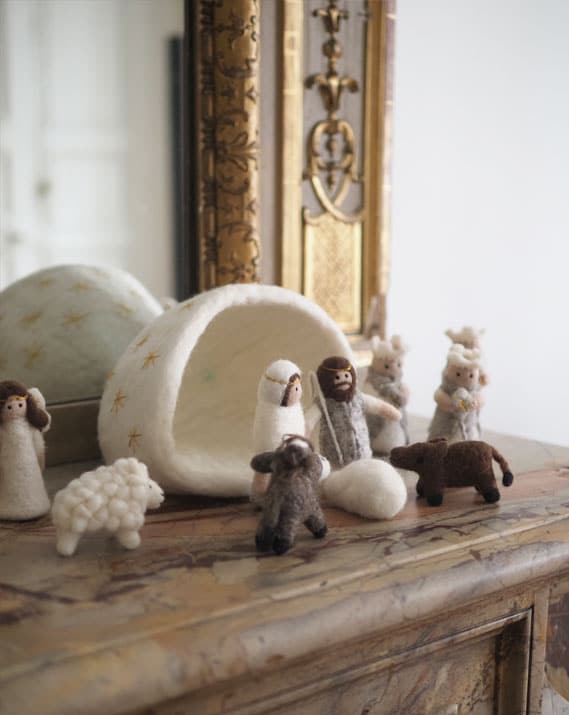 Crèche en Laine Foulée