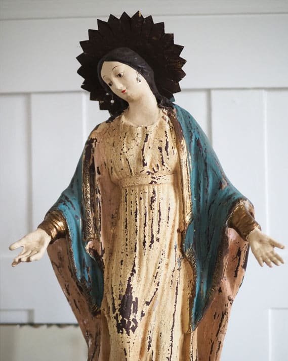 Statue vintage Vierge Marie