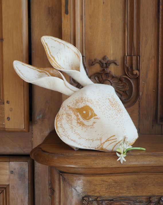 Chapeau Lapin de Pâques - Doré