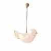 Suspension colombe - blanc & or