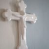 Coffret Crucifix trilobée en céramique - Catho Rétro