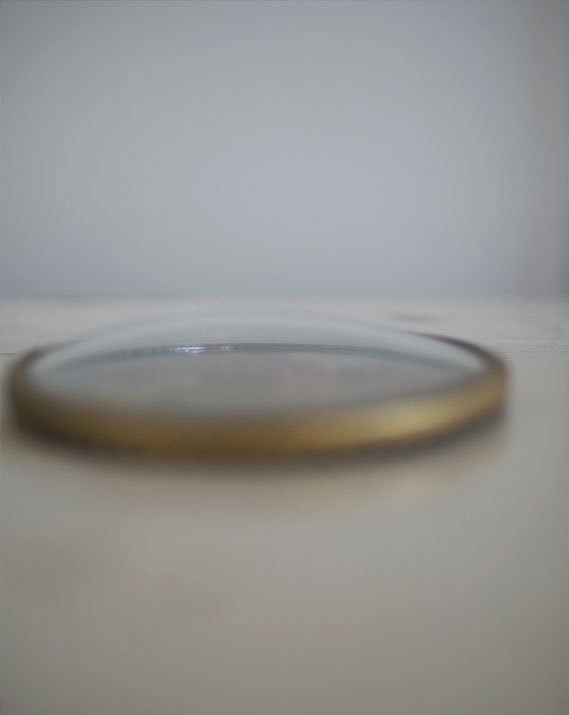 Cadre ovale en verre bombé - Image de piété au choix
