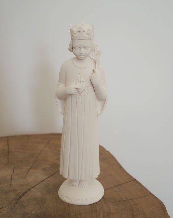 Statuette Jésus Roi d'Amour - 13 cm