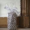 Sachet de 150gr de perles argentée cœur chocolat - Catho Rétro