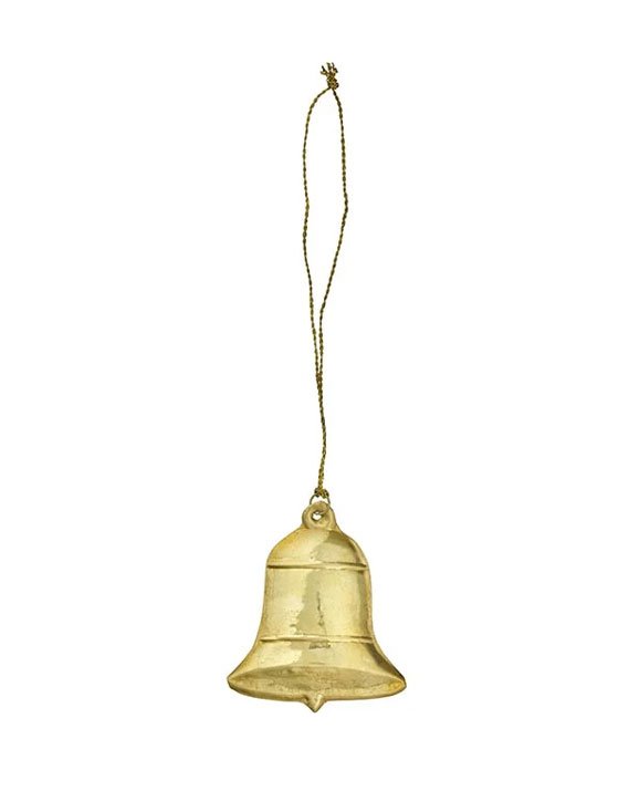suspension cloche dorée