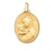 Médaille Vierge à l'Enfant ovale