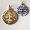 Médaille Sancte Spiritus - Plaqué or et Argent