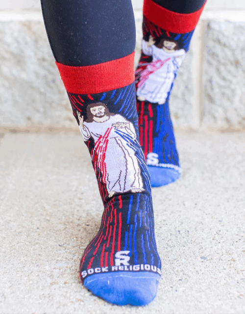 Chaussettes Jésus Miséricordieux Adulte