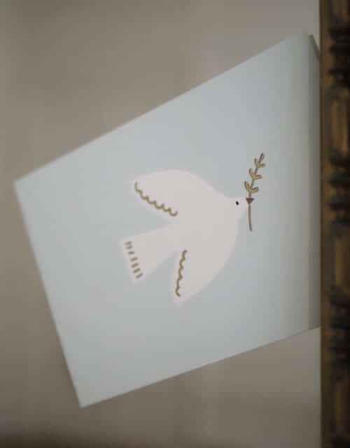 Carte Colombe et Dorures | Catho Rétro X My Lovely Thing