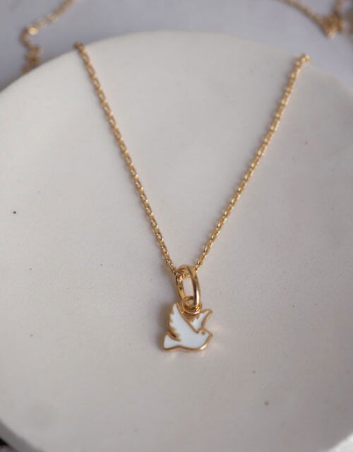 Collier enfant Paloma plaqué or