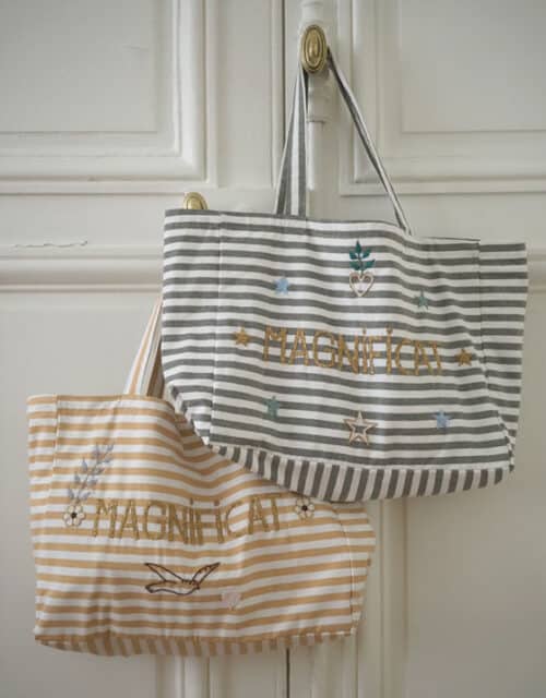 Sac brodé Magnificat - Catho Rétro x CSAO