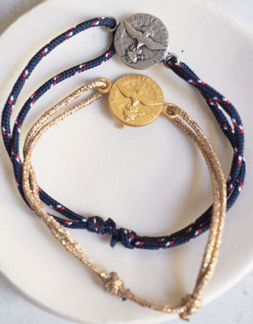 Bracelet Creator Spiritus ©Catho Rétro | Plaqué Or et Argent