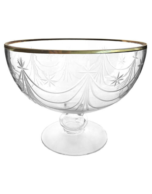 Drageoir en Verre Ciselé - Catho Rétro